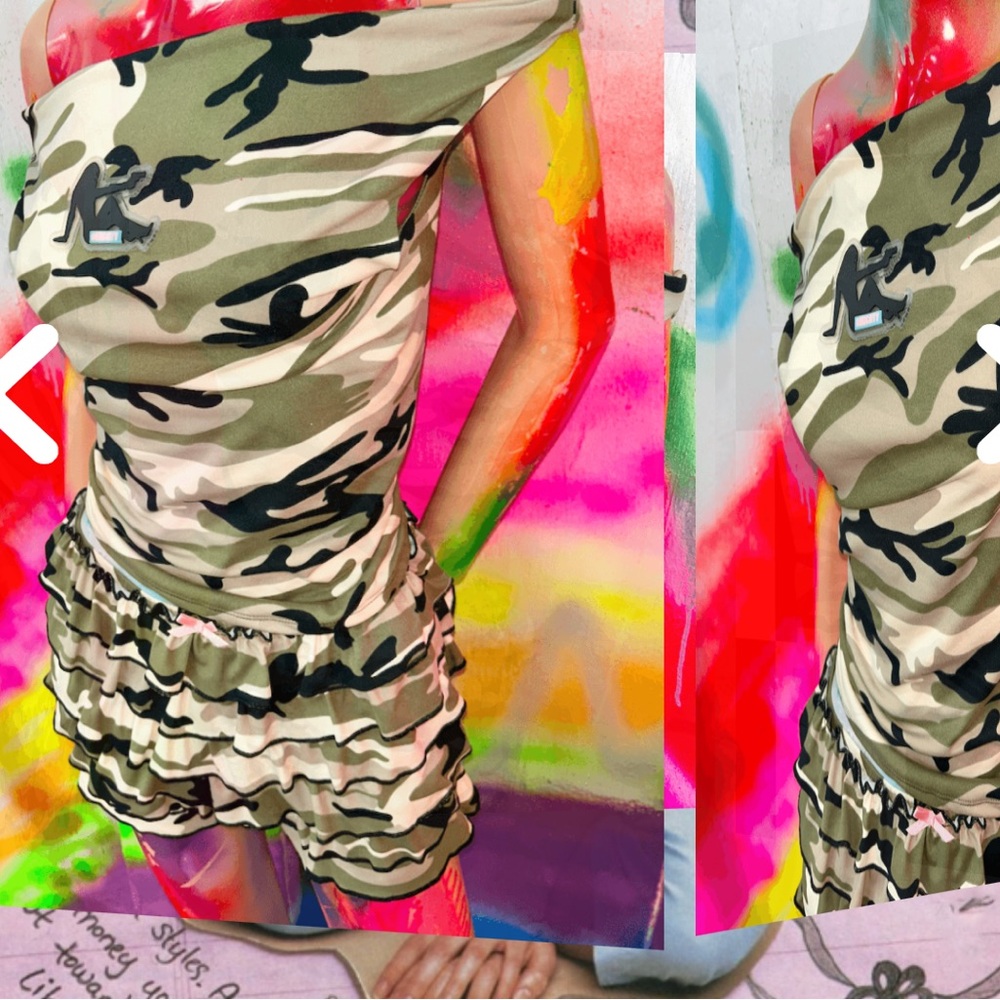 Ruffle camo set o-mighty brand new!